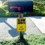 Funny Parody Sign, Seacliff Neighborhood, Aptos, California
